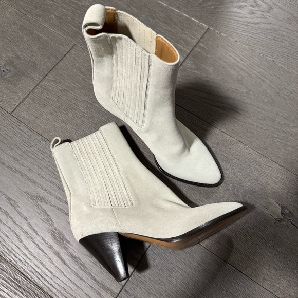 ISABEL MARANT Reliane 75MM Suede Ankle Boots - Picture 1 of 7